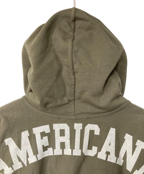 Americana（アメリカーナ）Americana (アメリカーナ) クロップドスウェットパーカー カーキ サイズ:-の古着・服飾アイテム