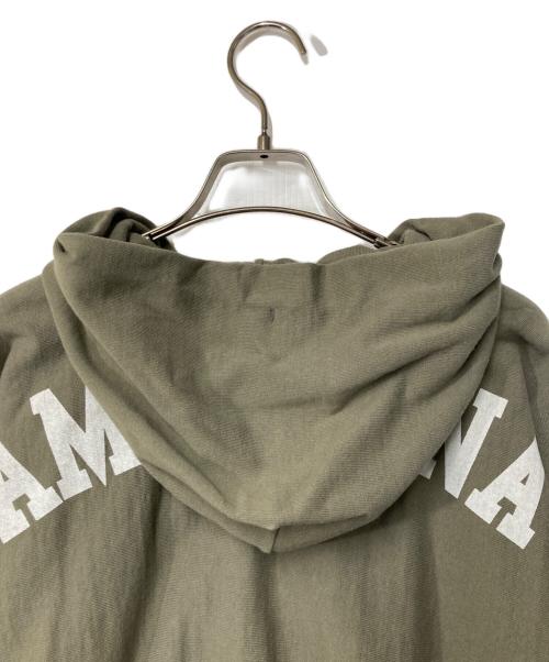 Americana（アメリカーナ）Americana (アメリカーナ) クロップドスウェットパーカー カーキ サイズ:-の古着・服飾アイテム
