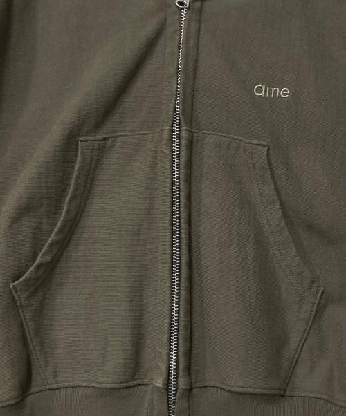 Americana（アメリカーナ）Americana (アメリカーナ) クロップドスウェットパーカー カーキ サイズ:-の古着・服飾アイテム