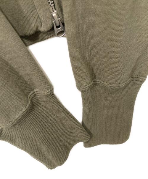 Americana（アメリカーナ）Americana (アメリカーナ) クロップドスウェットパーカー カーキ サイズ:-の古着・服飾アイテム