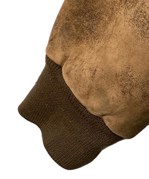 wilsons leather（ウィルソンズレザー）wilsons leather (ウィルソンズレザー) レザーブルゾン ブラウン サイズ:XXLの古着・服飾アイテム