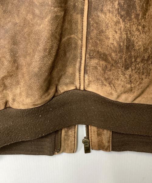 wilsons leather（ウィルソンズレザー）wilsons leather (ウィルソンズレザー) レザーブルゾン ブラウン サイズ:XXLの古着・服飾アイテム