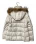 BURBERRY BLUE LABEL (バーバリー ブルー レーベル) ダウンジャケット アイボリー サイズ:38：7000円