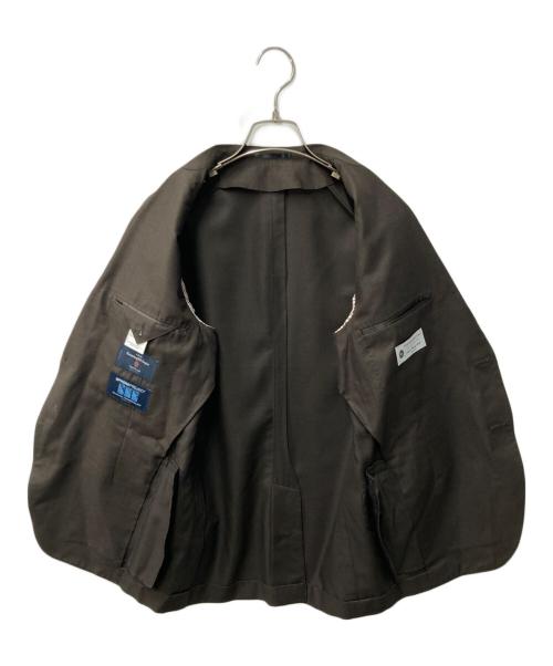 TOMORROW LAND PILGRIM（トゥモローランド ピルグリム）TOMORROW LAND PILGRIM (トゥモローランド ピルグリム) ウールシルク 2ボタンテーラードジャケット ブラウン サイズ:44の古着・服飾アイテム