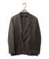 TOMORROW LAND PILGRIM（トゥモローランド ピルグリム）の古着「ウールシルク 2ボタンテーラードジャケット」｜ブラウン