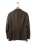 TOMORROW LAND PILGRIM (トゥモローランド ピルグリム) ウールシルク 2ボタンテーラードジャケット ブラウン サイズ:44：9000円
