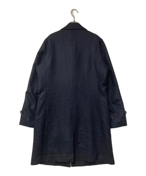 UNIVERSAL LANGUAGE（ユニバーサルランゲージ）UNIVERSAL LANGUAGE (ユニバーサルランゲージ) カシミヤ混コート ネイビー サイズ:Lの古着・服飾アイテム