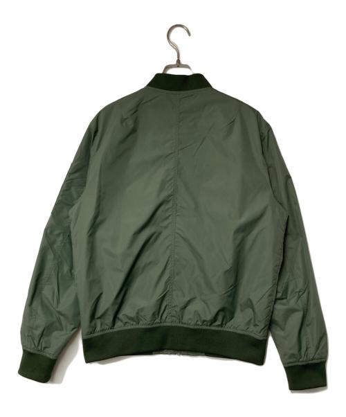 Calvin Klein Jeans（カルバンクラインジーンズ）Calvin Klein Jeans (カルバンクラインジーンズ) ナイロン ボンバージャケット オリーブ サイズ:Sの古着・服飾アイテム
