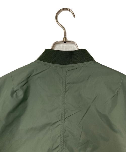 Calvin Klein Jeans（カルバンクラインジーンズ）Calvin Klein Jeans (カルバンクラインジーンズ) ナイロン ボンバージャケット オリーブ サイズ:Sの古着・服飾アイテム