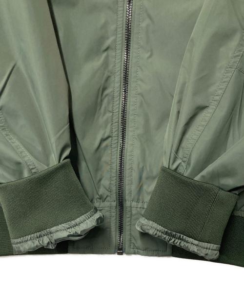 Calvin Klein Jeans（カルバンクラインジーンズ）Calvin Klein Jeans (カルバンクラインジーンズ) ナイロン ボンバージャケット オリーブ サイズ:Sの古着・服飾アイテム