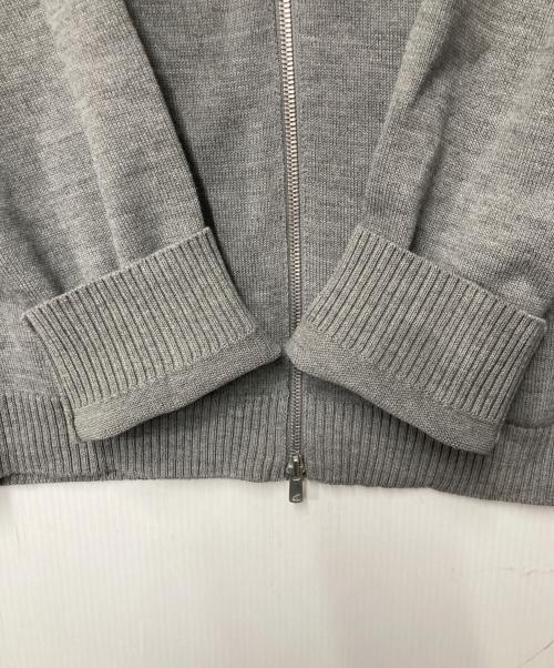 ATON（エイトン）ATON (エイトン) WOOL WASHI ドライバーズニット グレー サイズ:02の古着・服飾アイテム