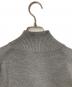 中古・古着 ATON (エイトン) WOOL WASHI ドライバーズニット グレー サイズ:02：20000円