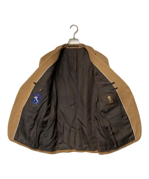 五大陸（ゴタイリク）五大陸 (ゴタイリク) カシミヤ テーラードジャケット ブラウン サイズ:36Lの古着・服飾アイテム