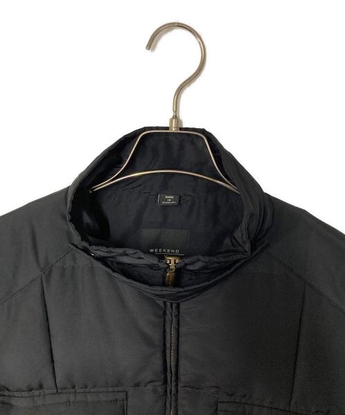 WEEKEND Max Mara（ウィークエンド マックスマーラ）WEEKEND Max Mara (ウィークエンド マックスマーラ) スタンドカラー キルティングダウンコート ブラック サイズ:40の古着・服飾アイテム