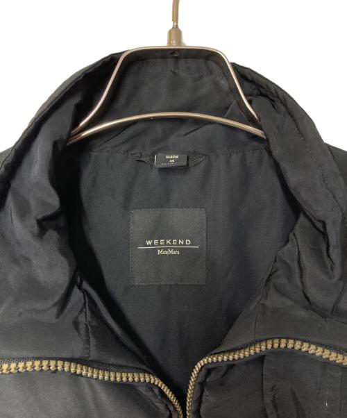 WEEKEND Max Mara（ウィークエンド マックスマーラ）WEEKEND Max Mara (ウィークエンド マックスマーラ) スタンドカラー キルティングダウンコート ブラック サイズ:40の古着・服飾アイテム