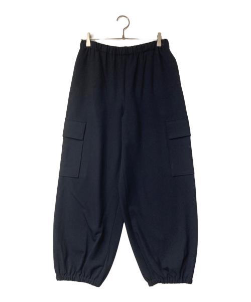 Curensology（カレンソロジー）Curensology (カレンソロジー) ストレッチカーゴパンツ ネイビー サイズ:Fの古着・服飾アイテム