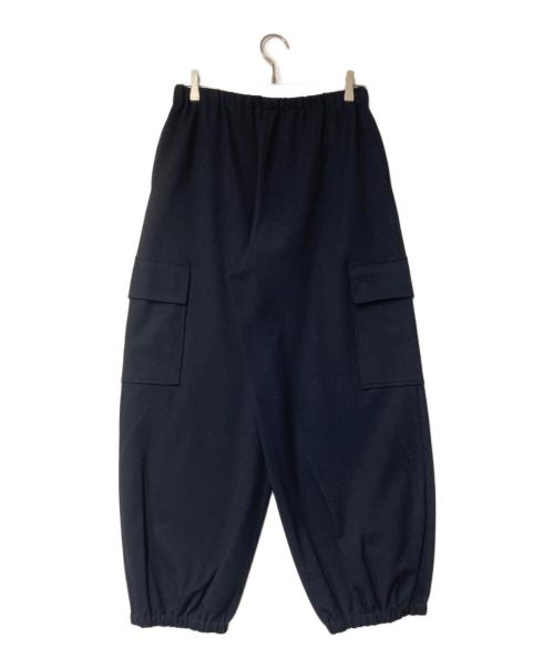 Curensology（カレンソロジー）Curensology (カレンソロジー) ストレッチカーゴパンツ ネイビー サイズ:Fの古着・服飾アイテム
