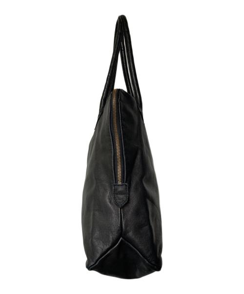 THE FACTORY（ザ ファクトリー）THE FACTORY (ザ ファクトリー) CLASKA (クラスカ) レザートートバッグ ブラックの古着・服飾アイテム