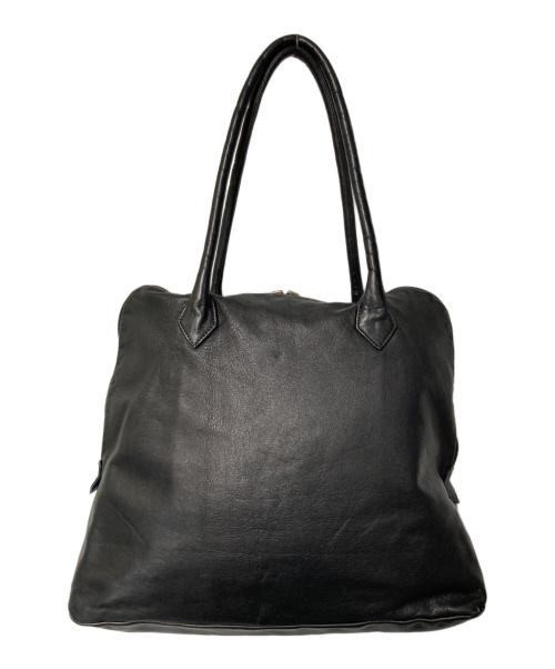 THE FACTORY（ザ ファクトリー）THE FACTORY (ザ ファクトリー) CLASKA (クラスカ) レザートートバッグ ブラックの古着・服飾アイテム