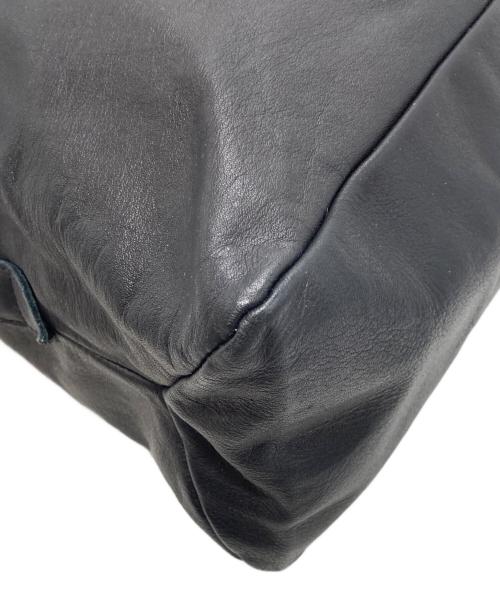 THE FACTORY（ザ ファクトリー）THE FACTORY (ザ ファクトリー) CLASKA (クラスカ) レザートートバッグ ブラックの古着・服飾アイテム