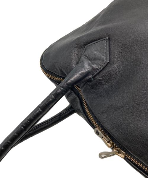 THE FACTORY（ザ ファクトリー）THE FACTORY (ザ ファクトリー) CLASKA (クラスカ) レザートートバッグ ブラックの古着・服飾アイテム