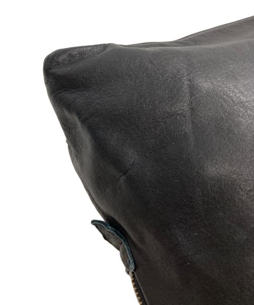 THE FACTORY（ザ ファクトリー）THE FACTORY (ザ ファクトリー) CLASKA (クラスカ) レザートートバッグ ブラックの古着・服飾アイテム