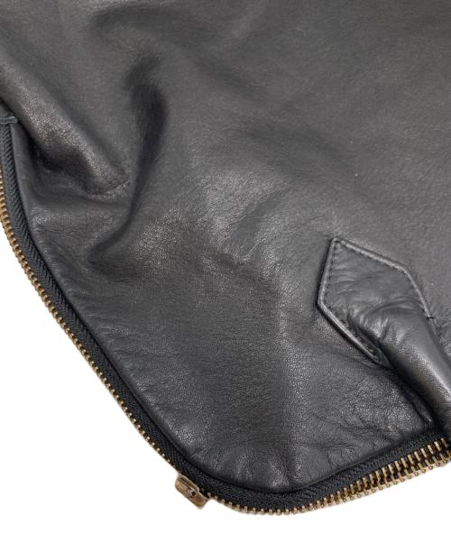 THE FACTORY（ザ ファクトリー）THE FACTORY (ザ ファクトリー) CLASKA (クラスカ) レザートートバッグ ブラックの古着・服飾アイテム