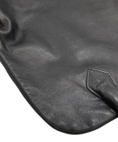 THE FACTORY（ザ ファクトリー）THE FACTORY (ザ ファクトリー) CLASKA (クラスカ) レザートートバッグ ブラックの古着・服飾アイテム