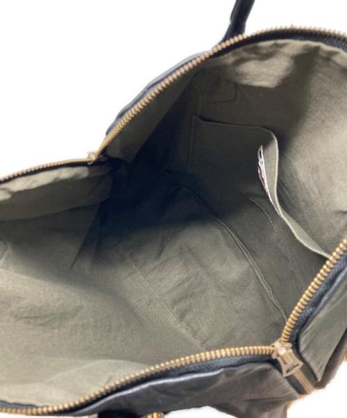 THE FACTORY（ザ ファクトリー）THE FACTORY (ザ ファクトリー) CLASKA (クラスカ) レザートートバッグ ブラックの古着・服飾アイテム