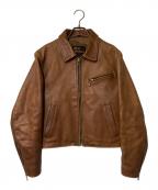 BLUE CROSSブルークロス）の古着「カウレザージャケット」｜ブラウン
