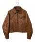 BLUE CROSS（ブルークロス）の古着「カウレザージャケット」｜ブラウン