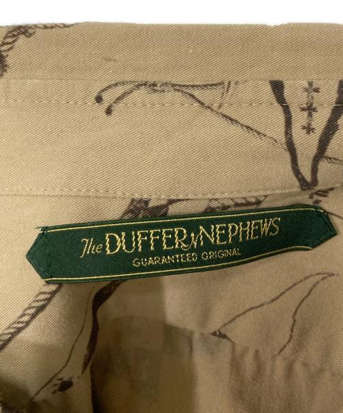 The DUFFER N NEPHEWS（ザ・ダファー・アンド・ネフューズ）THE DUFFER N NEPHEWS (ザ・ダファー・アンド・ネフューズ) 総柄シャツ ベージュ サイズ:Ｍの古着・服飾アイテム