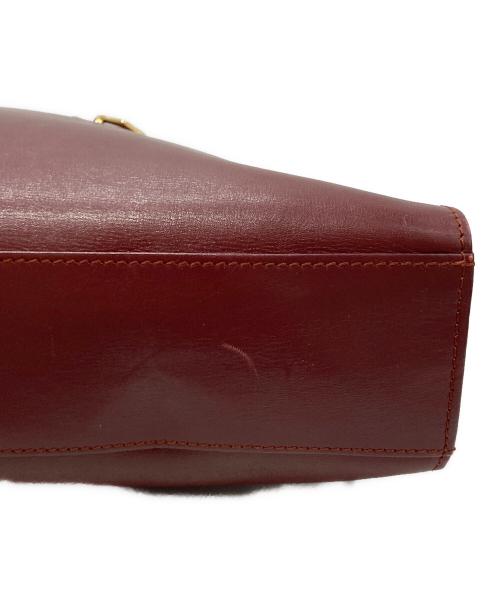 Cartier（カルティエ）Cartier (カルティエ) マストライン トートバッグ ボルドーの古着・服飾アイテム