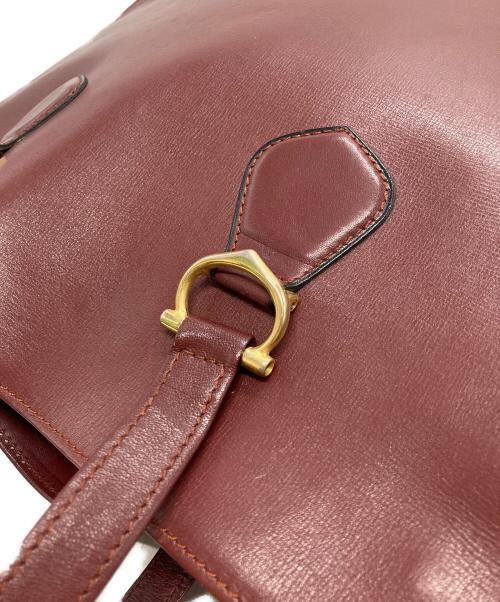 Cartier（カルティエ）Cartier (カルティエ) マストライン トートバッグ ボルドーの古着・服飾アイテム