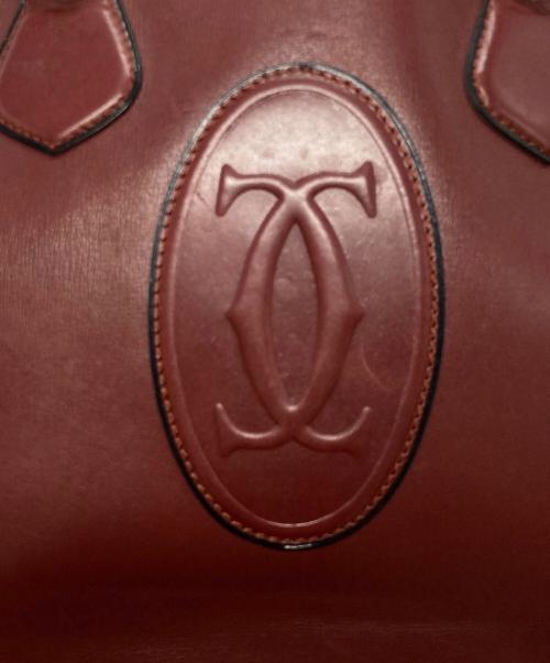 Cartier（カルティエ）Cartier (カルティエ) マストライン トートバッグ ボルドーの古着・服飾アイテム