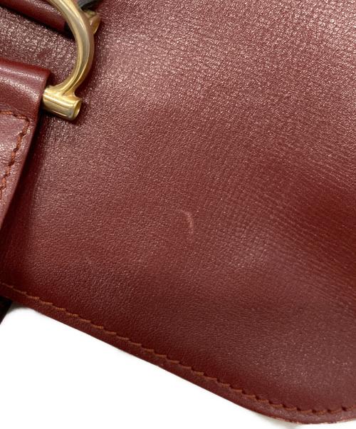 Cartier（カルティエ）Cartier (カルティエ) マストライン トートバッグ ボルドーの古着・服飾アイテム