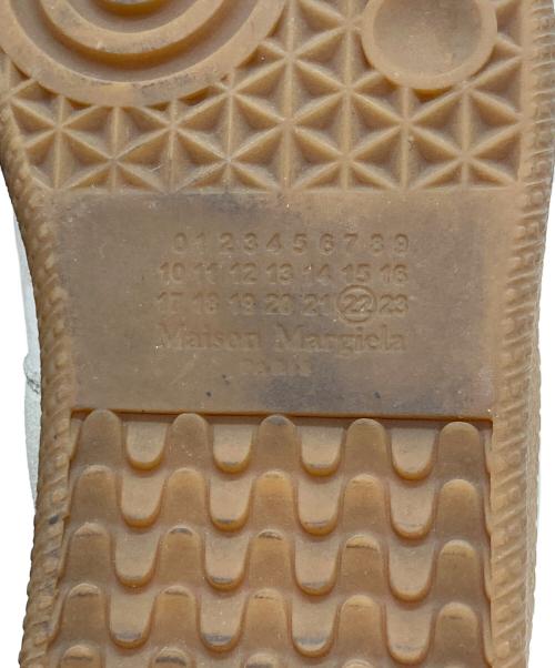 Maison Margiela（メゾンマルジェラ）Maison Margiela (メゾンマルジェラ) Replicaジャーマントレーナー ホワイト×ベージュ サイズ:41の古着・服飾アイテム