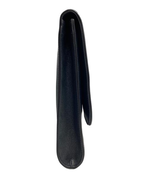 TOD'S（トッズ）TOD'S (トッズ) monocle (モノクル) BUSTA A4 MONOCLE レザークラッチバッグ ブラックの古着・服飾アイテム