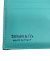 中古・古着 Tiffany & Co. (ティファニー) パスケース ブラック×ブルー：7000円