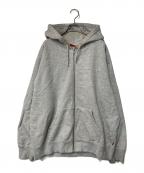 SUPREMEシュプリーム）の古着「Zip Up Hooded Sweatshirt」｜グレー