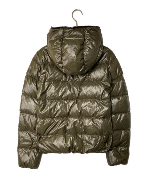DUVETICA（デュベティカ）DUVETICA (デュベティカ) THIA フーデッドダウンジャケット オリーブ×ベージュ サイズ:40の古着・服飾アイテム