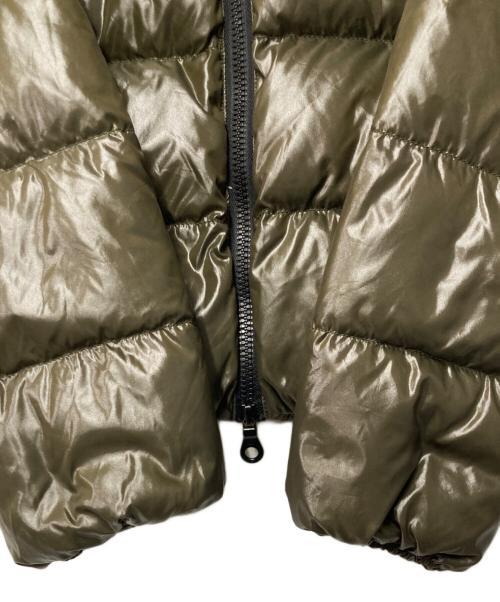 DUVETICA（デュベティカ）DUVETICA (デュベティカ) THIA フーデッドダウンジャケット オリーブ×ベージュ サイズ:40の古着・服飾アイテム