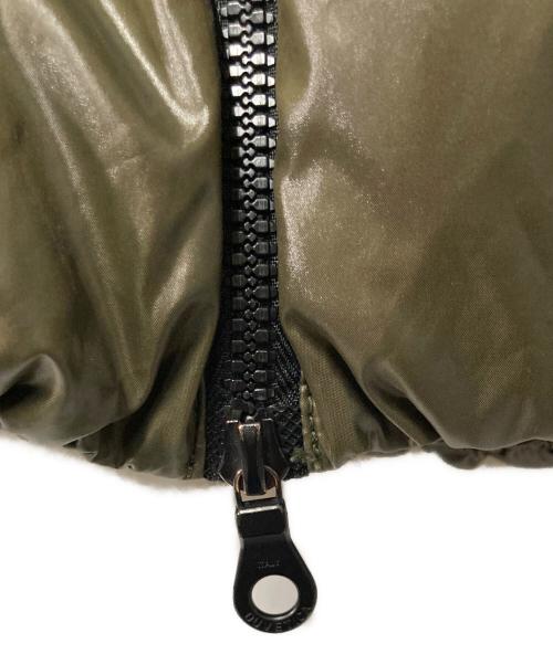 DUVETICA（デュベティカ）DUVETICA (デュベティカ) THIA フーデッドダウンジャケット オリーブ×ベージュ サイズ:40の古着・服飾アイテム