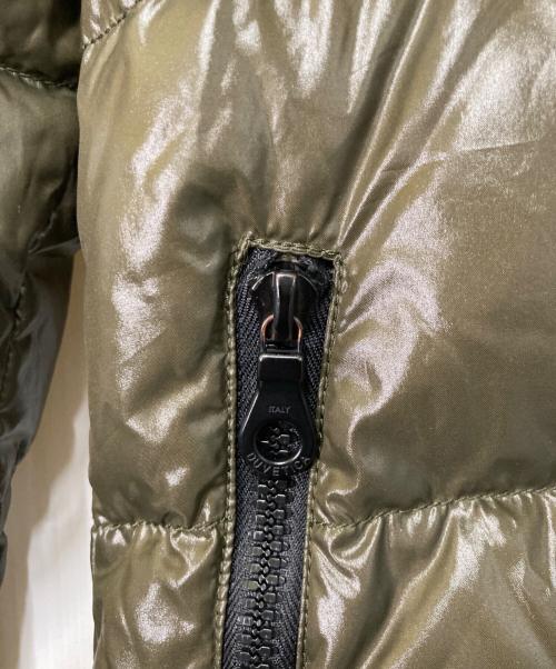 DUVETICA（デュベティカ）DUVETICA (デュベティカ) THIA フーデッドダウンジャケット オリーブ×ベージュ サイズ:40の古着・服飾アイテム