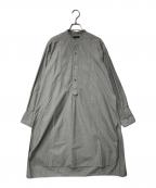YLEVEイレーヴ）の古着「COTTON WEATHER LONG SH」｜グレー