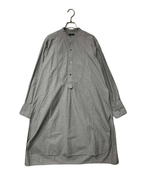 YLEVE（イレーヴ）YLEVE (イレーヴ) COTTON WEATHER LONG SH グレー サイズ:Freeの古着・服飾アイテム