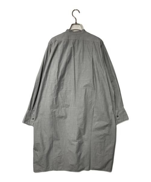 YLEVE（イレーヴ）YLEVE (イレーヴ) COTTON WEATHER LONG SH グレー サイズ:Freeの古着・服飾アイテム