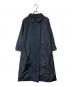 'S Max Mara（エスマックスマーラ）の古着「袖ビジューベルテッドコート」｜ネイビー