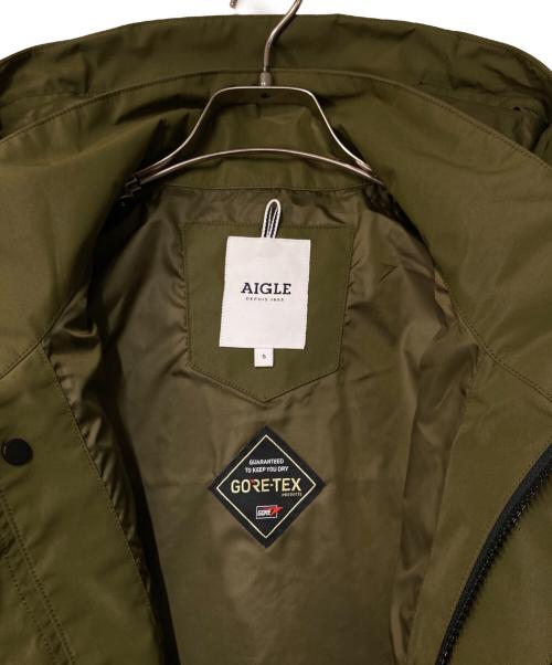 AIGLE（エーグル）AIGLE (エーグル) ゴアテックス アドヴァンド ジャケット カーキ サイズ:Sの古着・服飾アイテム