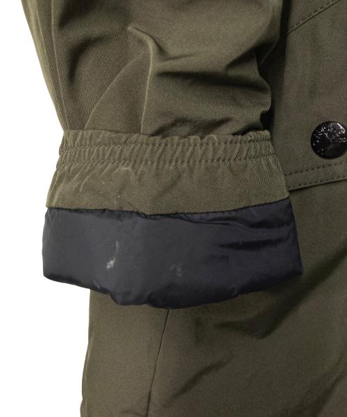 MONCLER（モンクレール）MONCLER (モンクレール) ARRIOUS フーデッドダウンコート カーキ サイズ:1の古着・服飾アイテム